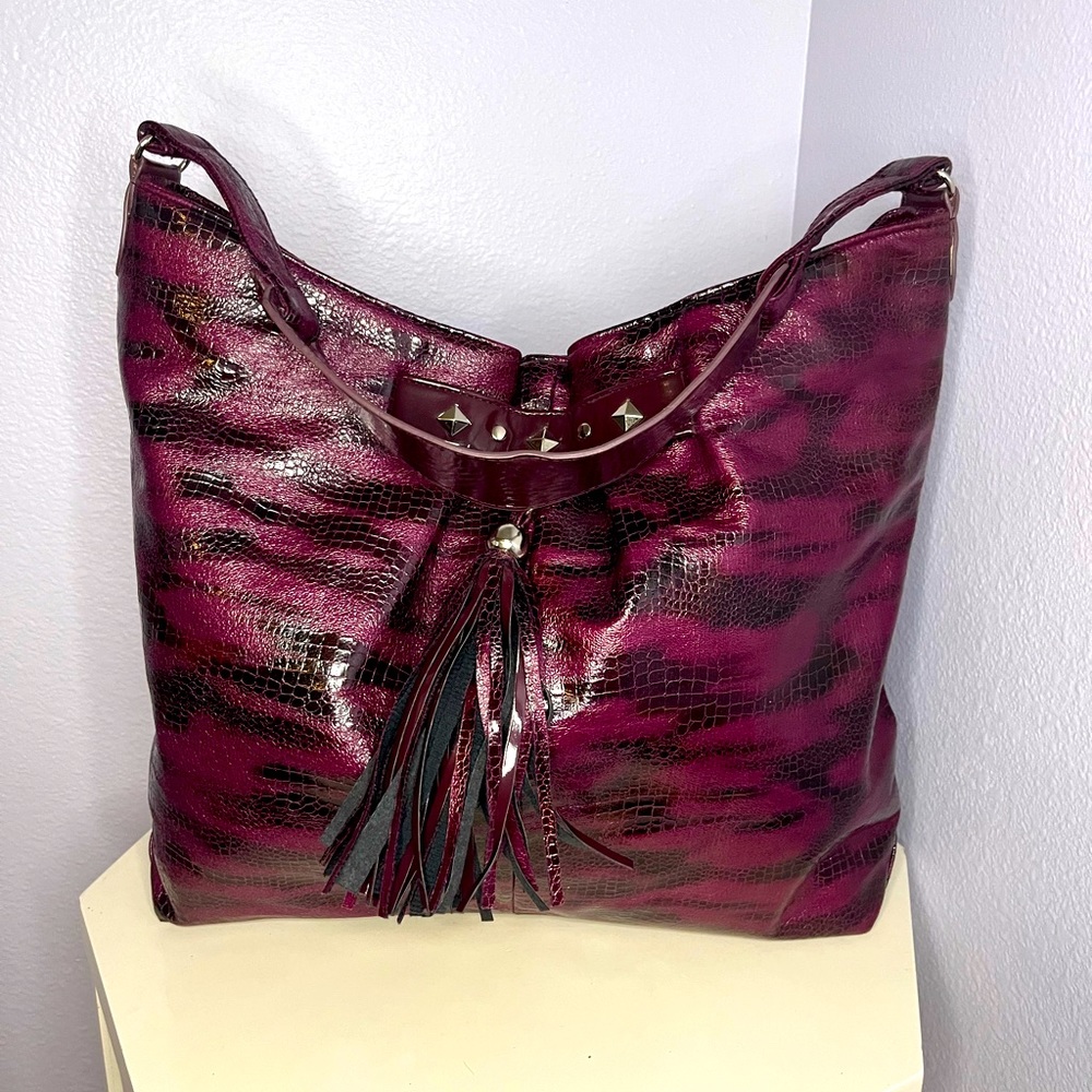 Sangria Fringe Purse
